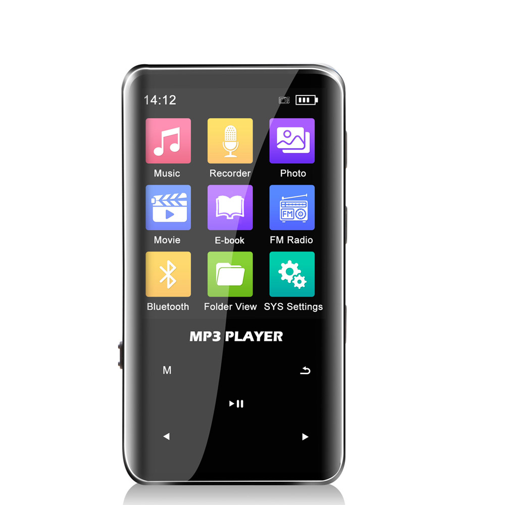 Aiworth Portable Digital Lossless Music MP3 MP4  MB06 Player for Kids Super Light Metal Shell Touch Buttons